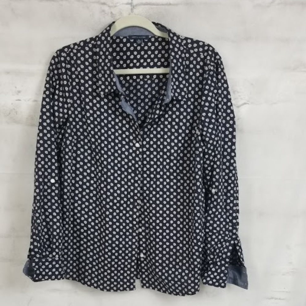 2 for $20  Tommy Hilfiger daisy button up